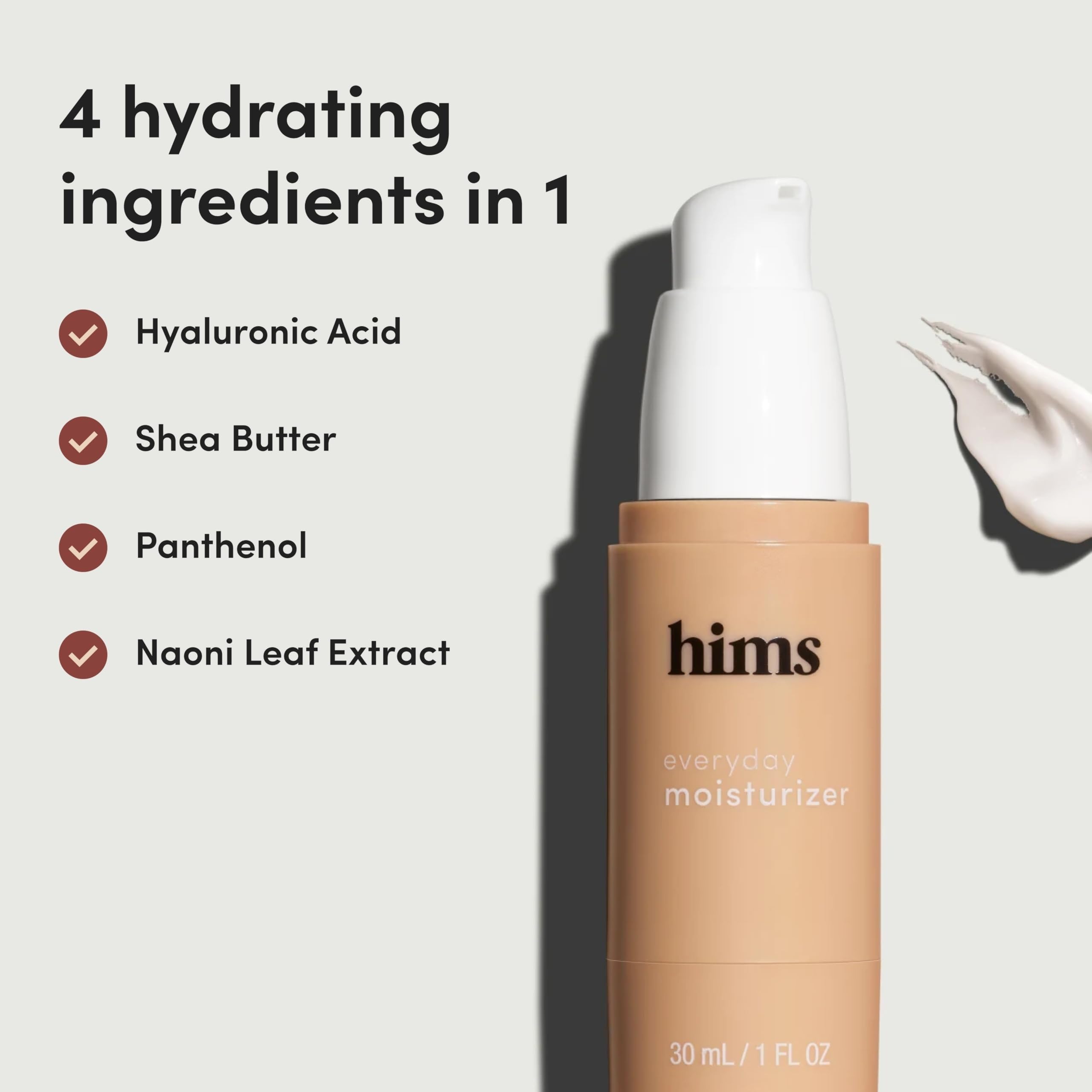 hims Everyday Moisturizer - Hydrating & Non-Greasy Face Cream - Morning Moisturizer for Healthy Skin - For Every Skin Type