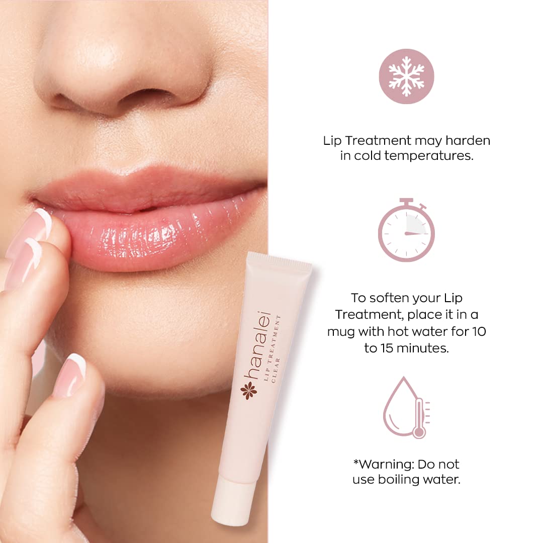 Hanalei Hydrating Lip Treatment Balm – Cruelty-Free, Paraben-Free Moisturizer for Severely Dry, Chapped Lips – Kukui Oil, Shea Butter & Grapeseed Oil –Multi Colored Tint, Travel-Size 3-Pack (5ml X 3)