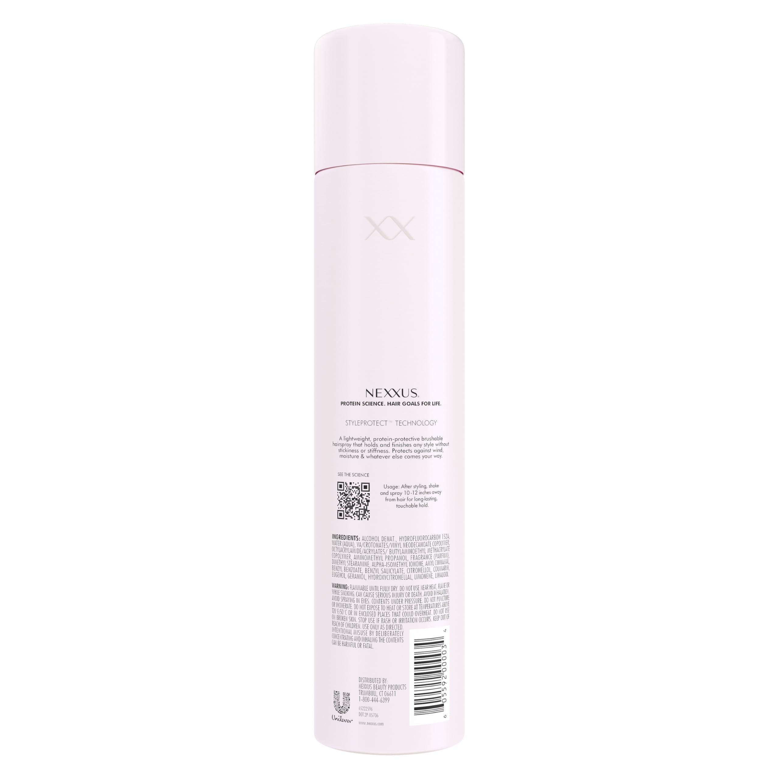Nexxus Styling Spray Comb Thru Finish Flexible Hold Hairspray Powered by STYLEPROTECT Technology 10 oz