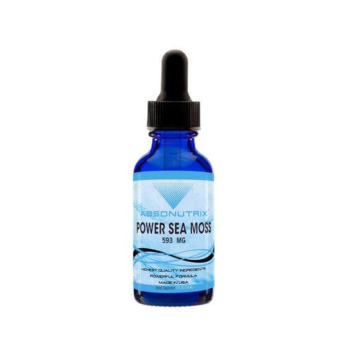 Absonutrix Power Sea Moss with Blend Burdock Root Extract 593mg, 4 Oz Liquid, 200 Servings, Made in USA, Quick Absorption, Quality Potent Ingredients, Third-Party Tested, Non-GMO AbsonutrixBuy Supplements Australia