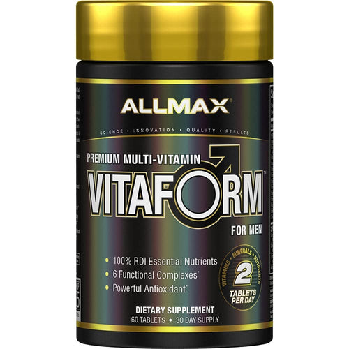 ALLMAX Nutrition Premium Vitaform, Performance Vitamin for Men, 60 Tablets ALLMAXBuy Supplements Australia