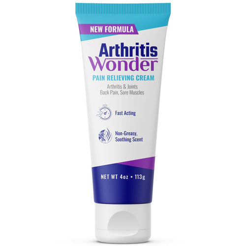 Arthritis Wonder Pain Relief Cream, 4 oz – Arthritis Pain Relief Cream for Hand, Knee, Foot and Wrist Joints – Fast-Acting, Deep Penetrating, Non-Greasy Formula with Natural Wogonin Arthritis WonderBuy Supplements Australia