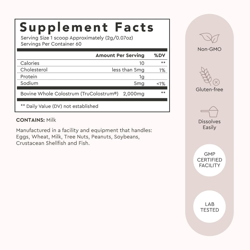 Alaya Naturals Bovine Colostrum Powder – Superfood, Bioactive Colostrum for Gut Health, Immune Support, Hormonal Balance & Muscle Recovery