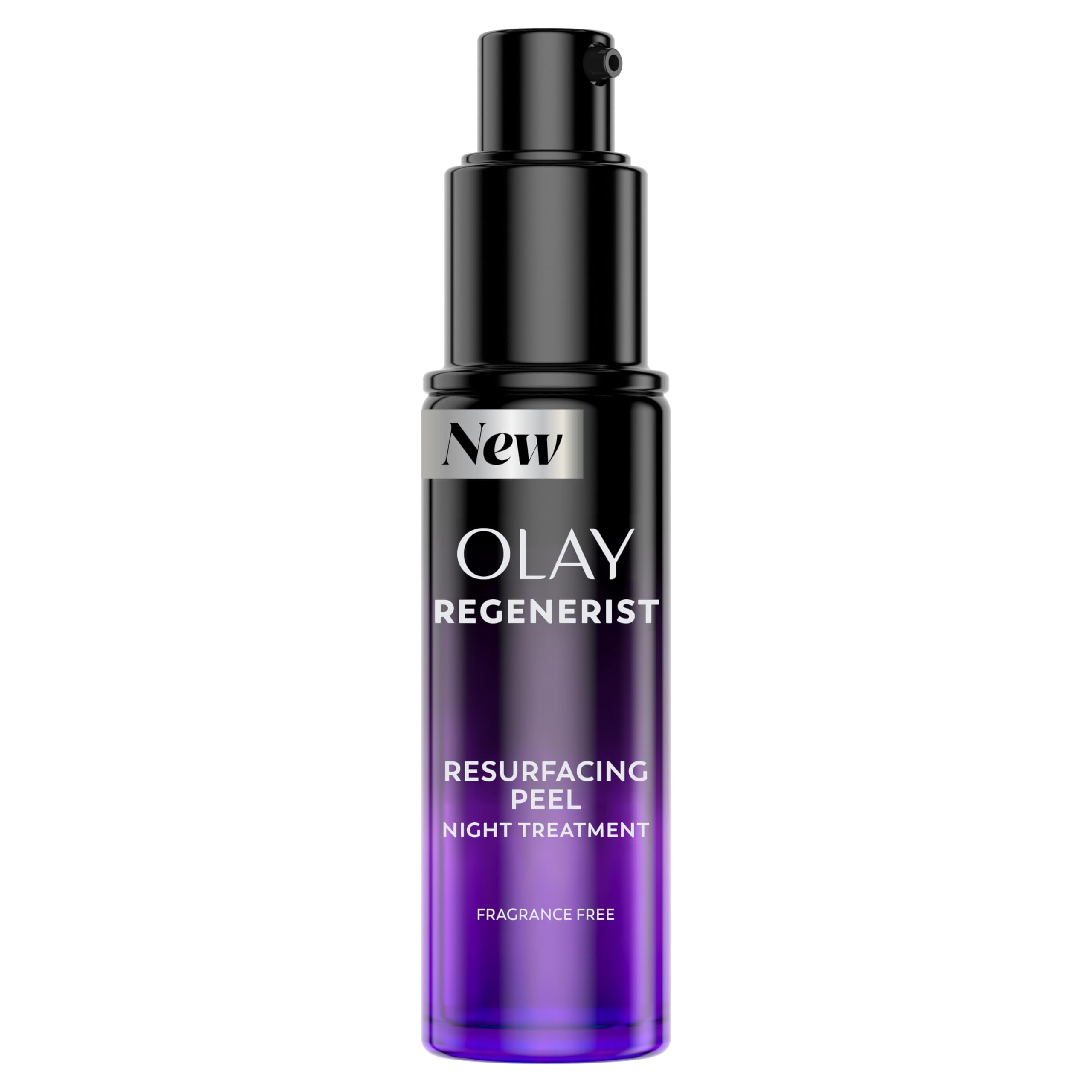 Olay Regenerist Chemical Peel for Face, Overnight Face Peel Mask, Anti-Aging Skin Care, Night Serum, For Fine Lines & Dark Spots, Fragrance-Free