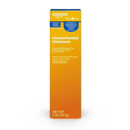 Amazon Basic Care Hemorrhoid Ointment, Fast-Acting Pain Relief, Relieves Burning, Itching, Swelling and Discomfort, 2 ounce (Pack of 1) Amazon Basic CareBuy Supplements Australia