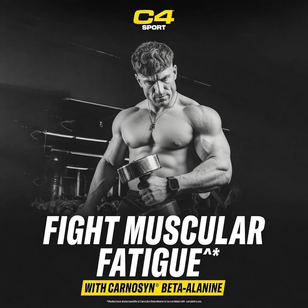 Cellucor C4 Sport Pre Workout Powder Blue Raspberry - Pre Workout Energy with 3g + 135mg Caffeine and Beta-Alanine Performance Blend