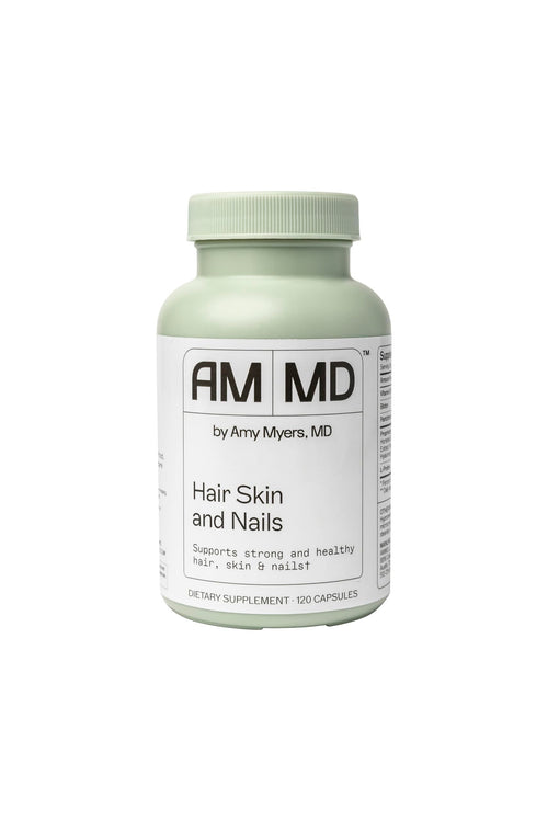 Amy Myers MD Hair Skin and Nails - Supports Strong Hair, Radiant Skin & Healthy Nails - L-Proline, Horsetail, Hyaluronic Acid - Gluten-Free - 120 Capsules (30 Servings) Amy Myers MDBuy Supplements Australia
