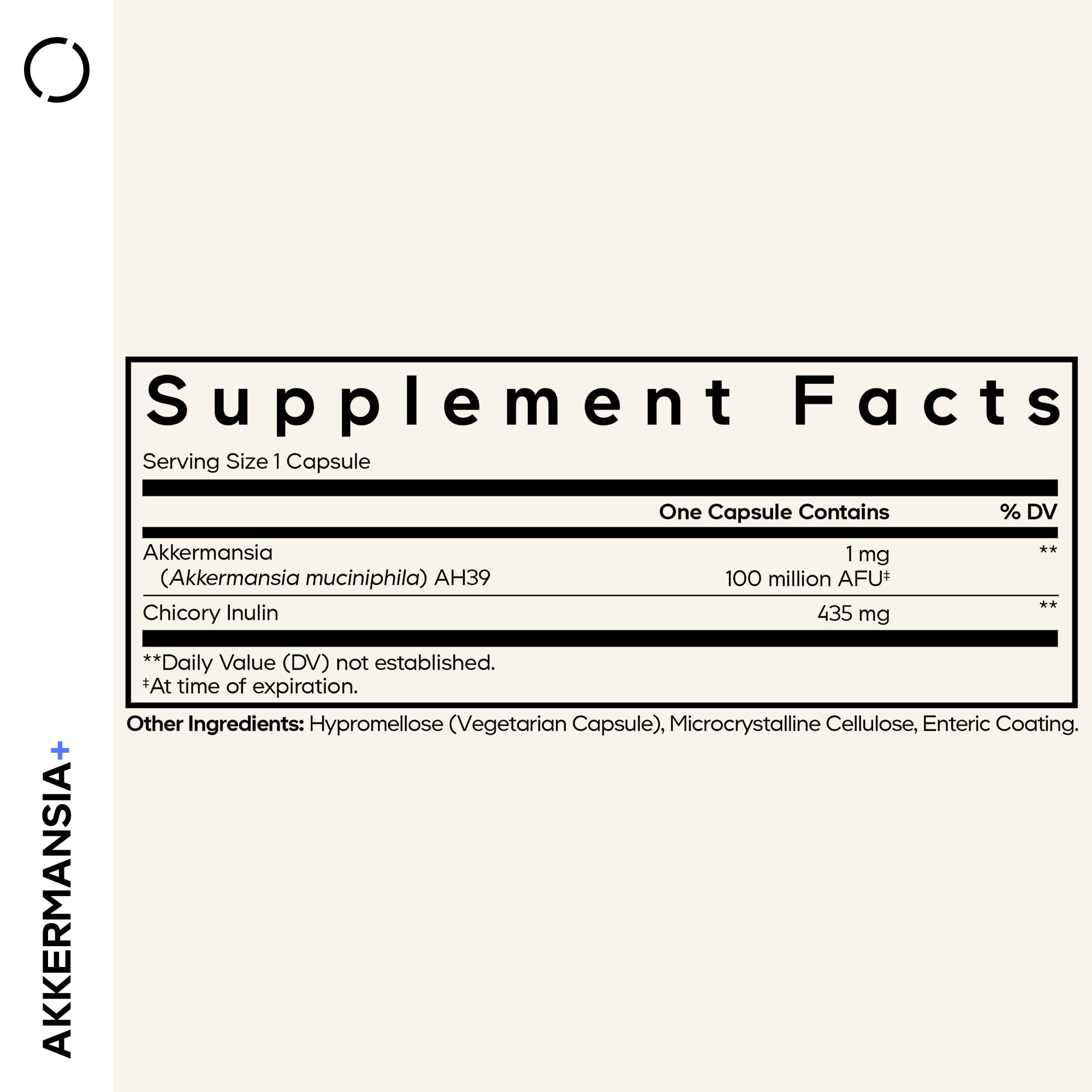 Codeage Akkermansia Muciniphila Probiotic Supplement - 3-Month Supply of Akkermansia & Chicory Inulin - Daily Synbiotic Probiotic Chicory Root - 100 Million AFUs - Gluten-Free - 90 Capsules CodeageBuy Supplements Australia