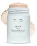 PÜR MINERALS Face Clay Mask Stick - Exfoliating Deep Cleanser Joystick Clay Mask for Pores & Blackheads - Facial Cleanser Skincare with Moroccan Clay