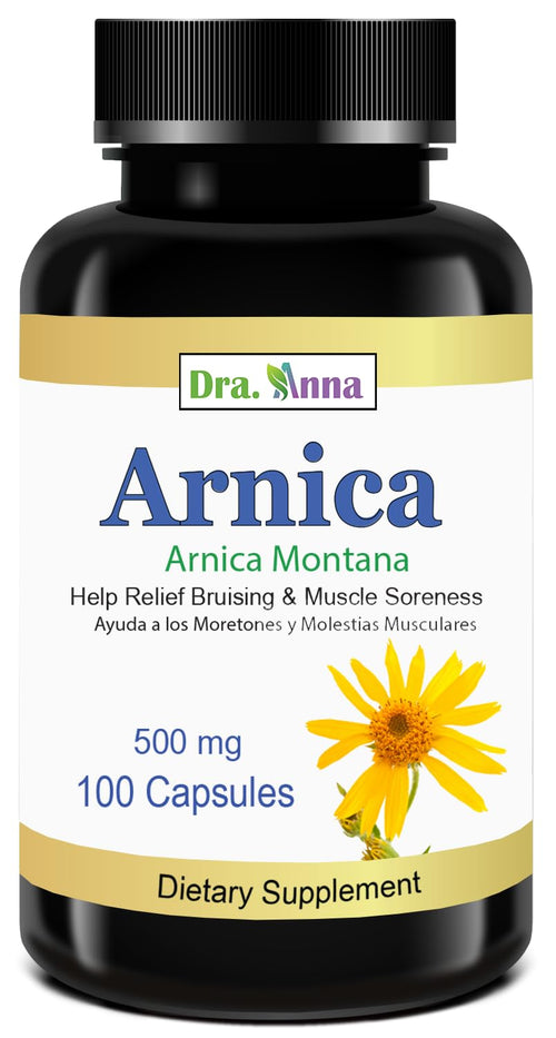 Arnica Montana Capsules 500mg 100 Capsules DRA. ANNABuy Supplements Australia