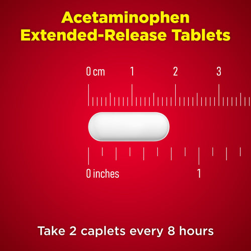 Amazon Basic Care Acetaminophen Extended-Release Tablets, 650 mg, Pain Reliever, Fever Reducer, Arthritis Pain, Headache, Backache, Menstrual Pain, 400 Count Amazon Basic CareBuy Supplements Australia