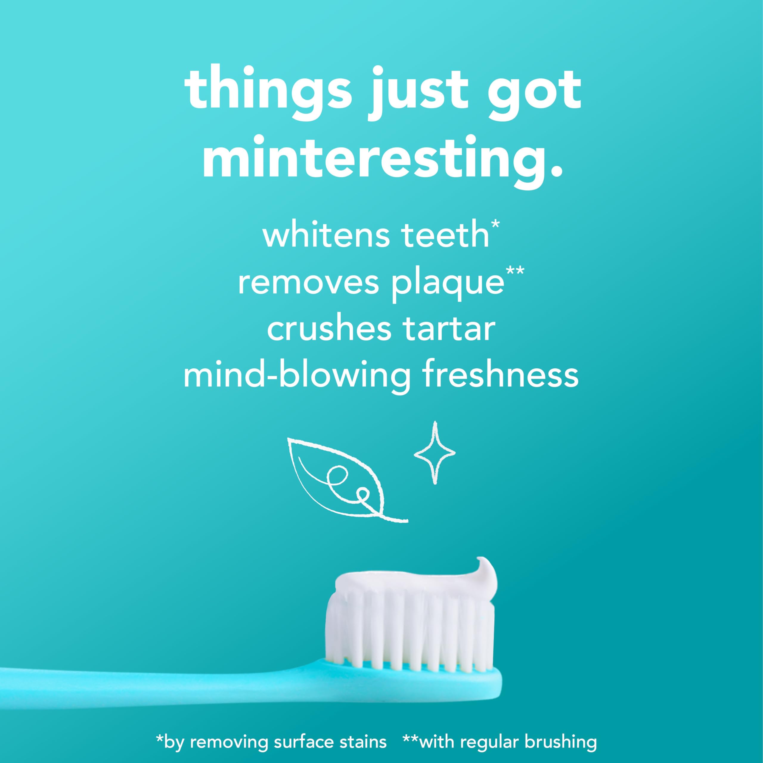 Hello Antiplaque and Whitening Fluoride Free Toothpaste, 5 Oz Tube, Whitening Toothpaste with Natural Peppermint Flavor and Tea Tree Oil, Crushes Tartar