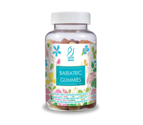ACTIF Organic Bariatric Gummies with 25+ Organic Vitamins and Minerals for Bariatric Surgery Gastric Bypass Surgery, Advanced Formula - 90 Count ACTIFBuy Supplements Australia