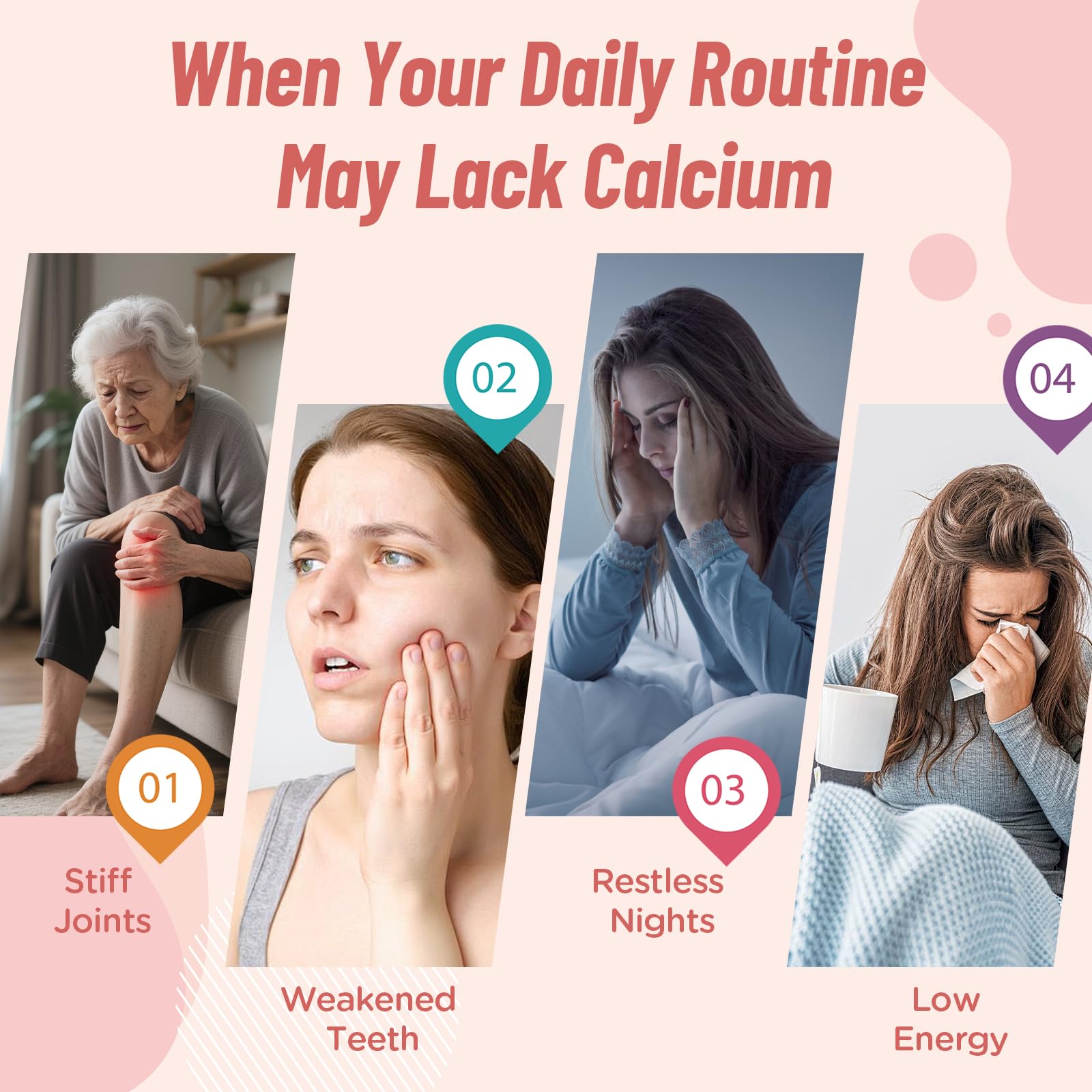 Calcium Gummies for Women – 1500mg Calcium Citrate with Vitamin D3, K2, Magnesium, Zinc, Boron & Soy Isoflavones – Calcium Supplement, Vegan, Zero Sugar, Mixed Fruit Flavors, 360 Count