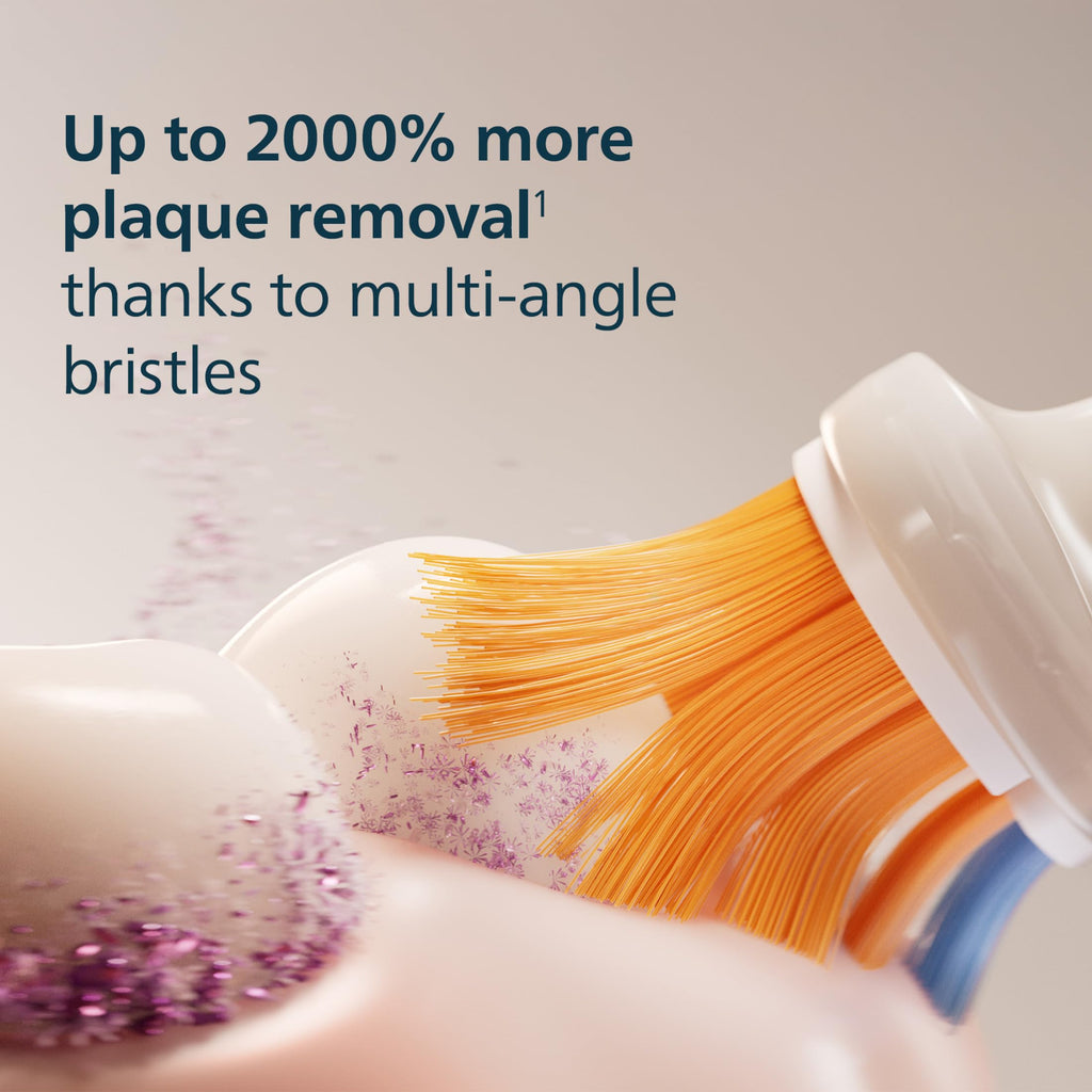 Philips Sonicare A3 All-in-One - Genuine Replacement Electric Toothbrush Heads, White, 4 Pack One Year Supply, HX9094/65