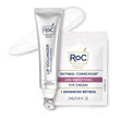 RoC Derm Correxion Lip Volumizer - Lip Plumper Peptide Treatment with Hyaluronic Acid & Vitamin E + Line Smoothing Eye Cream Packette