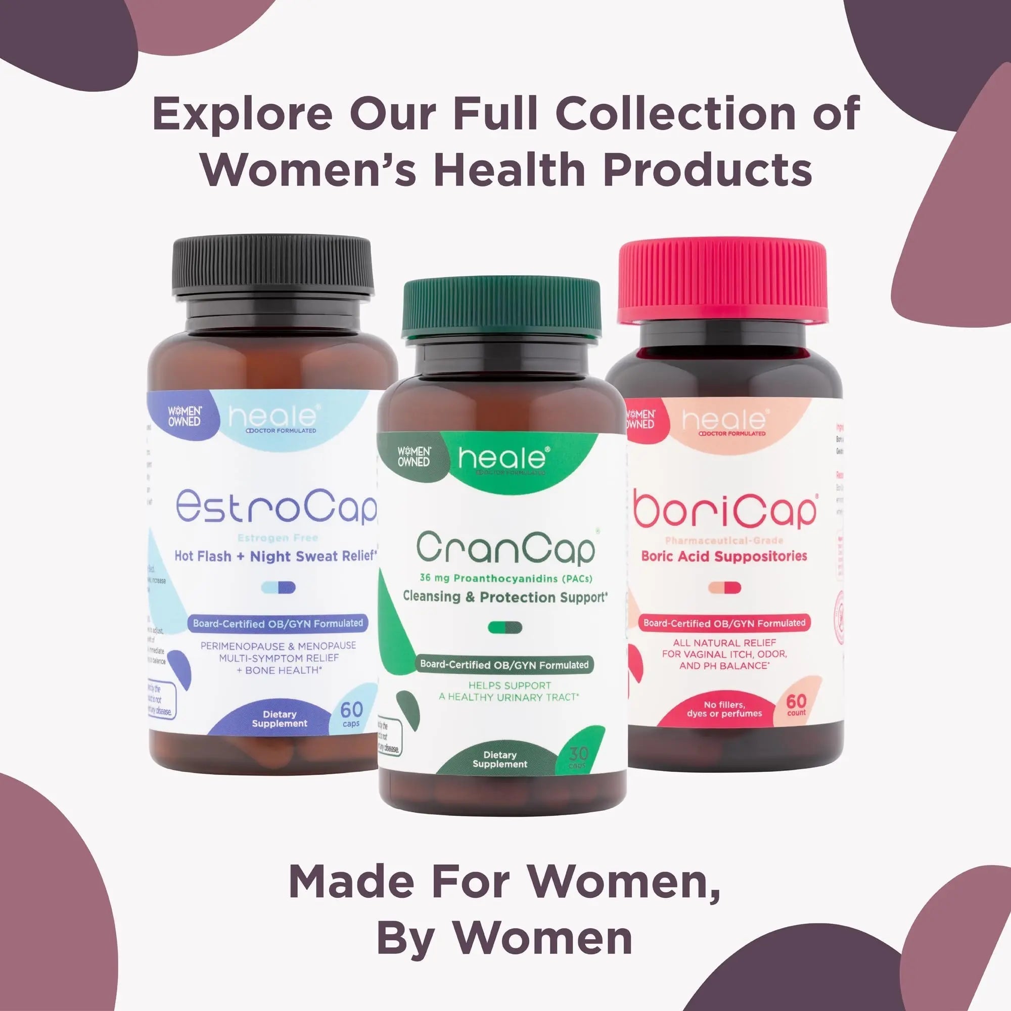 FloraCap Vaginal Probiotics for Women - 30 Oral Capsules - Heale Doctor Formulated Probiotics for Feminine Health, pH, Urinary Tract & Healthy Vaginal Flora - Reduce Odor, Itching, & Discomfort FloraCapBuy Supplements Australia