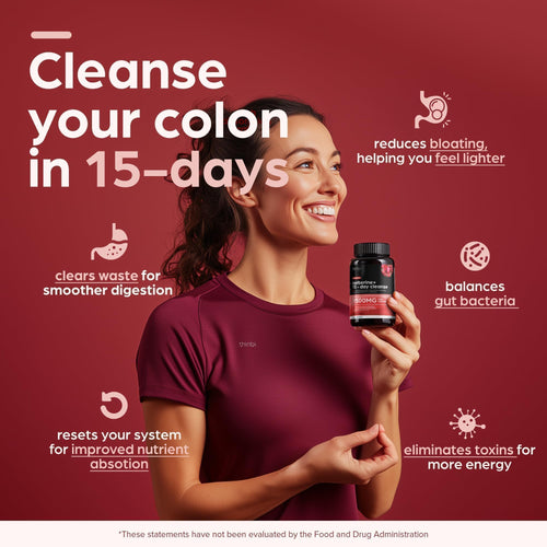 Advanced Ketogenic Colon Cleanse with 1500mg – 15 Day Parasite Detox for Men & Women – Extra Strength Formula with Senna Leaf for Rapid Constipation Relief,