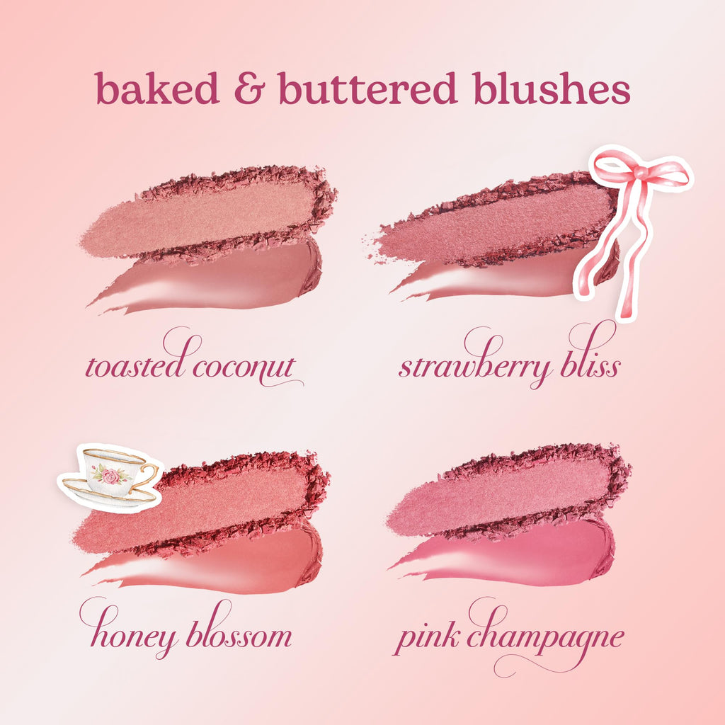 tarte macaron blush & glow duo - Multi-Use Longwear Makeup with Peptides, Cream & Powder Blush Duo with Blend Bar for a Buildable Bright Lifted Look, Vegan & Cruelty-Free
