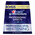 Crest 3D Whitestrips Professional Effects – Teeth Whitening Kit, 22 Treatments (20 + 2 Bonus), Each with 1 Upper/1Lower, 44 Strips