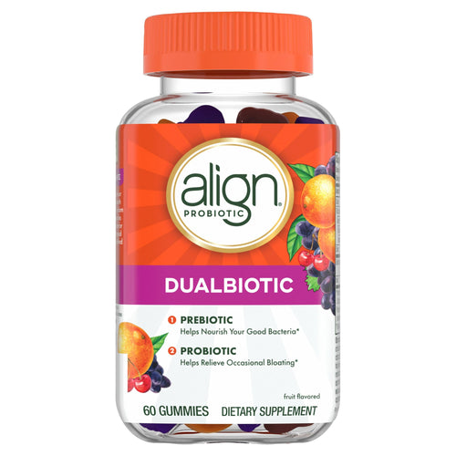 Align Dualbiotic, Prebiotics and Probiotics for Women and Men, Probiotics for Digestive Health, Prebiotics Help Nourish Good Bacteria
