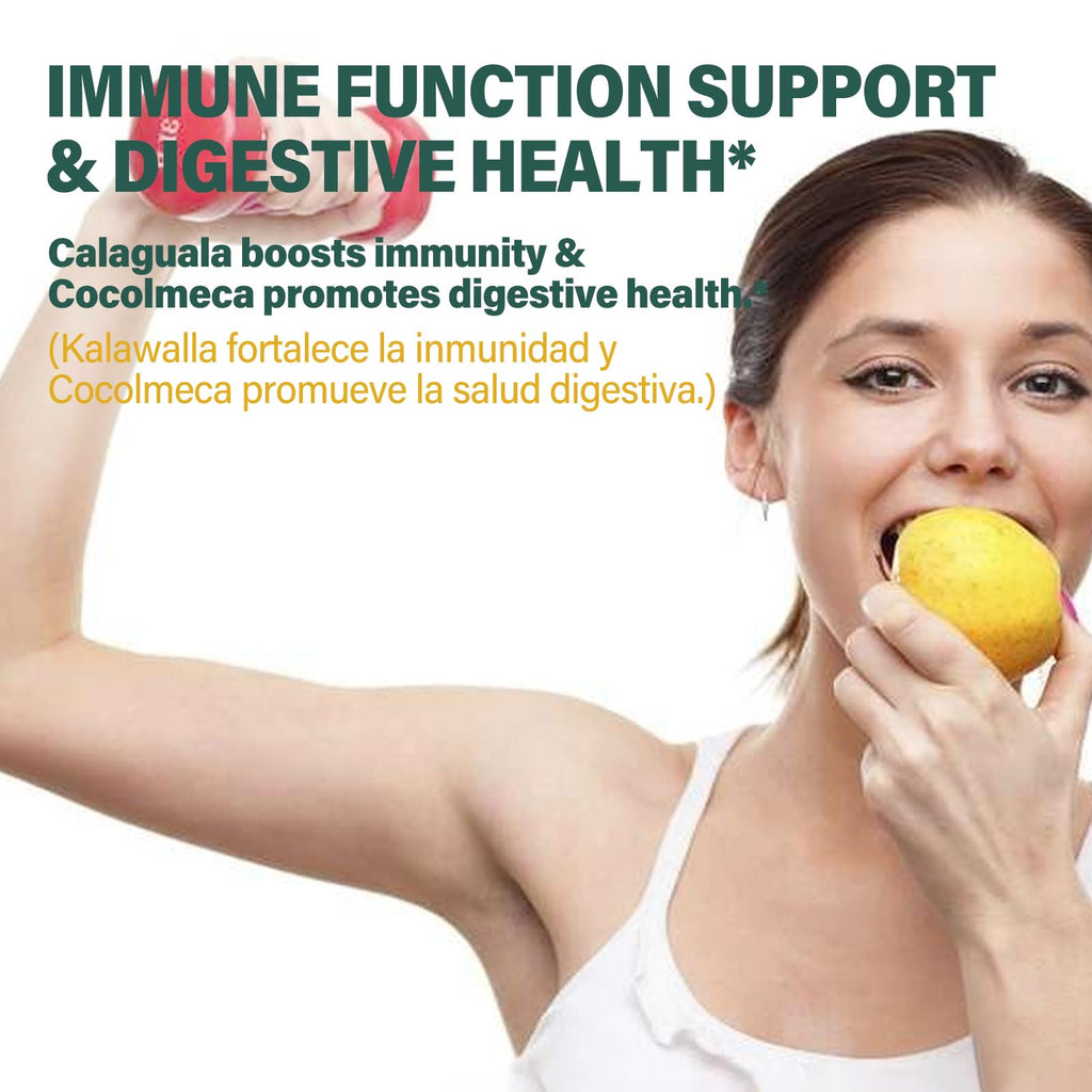 Fuenvegtal Cocolmeca Bark Immunity & Detox Drop, Herbal Extract with Polypodium Leucotomos Sarsaparilla Milk Thistle Supplement Support Detoxification,
