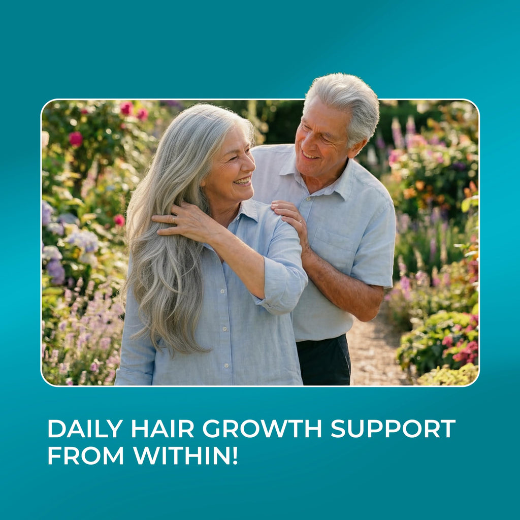PUREHEALTH RESEARCH ReGrow - Hair Growth Vitamins - Hair Supplement for Scalp & Thickness Support - with Saw Palmetto, Biotin, Hydrolyzed Bovine Collagen