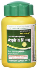 Life Extension Low Dose Aspirin - 81 mg - 300 Enteric Coated Tabs Life ExtensionBuy Supplements Australia