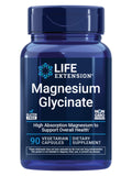 Life Extension Magnesium Glycinate, Heart Health, Bone Health, Nerve and Muscle Support, Highly absorbable, Gluten-Free, Non-GMO, Vegetarian, 90 Capsules Life ExtensionBuy Supplements Australia