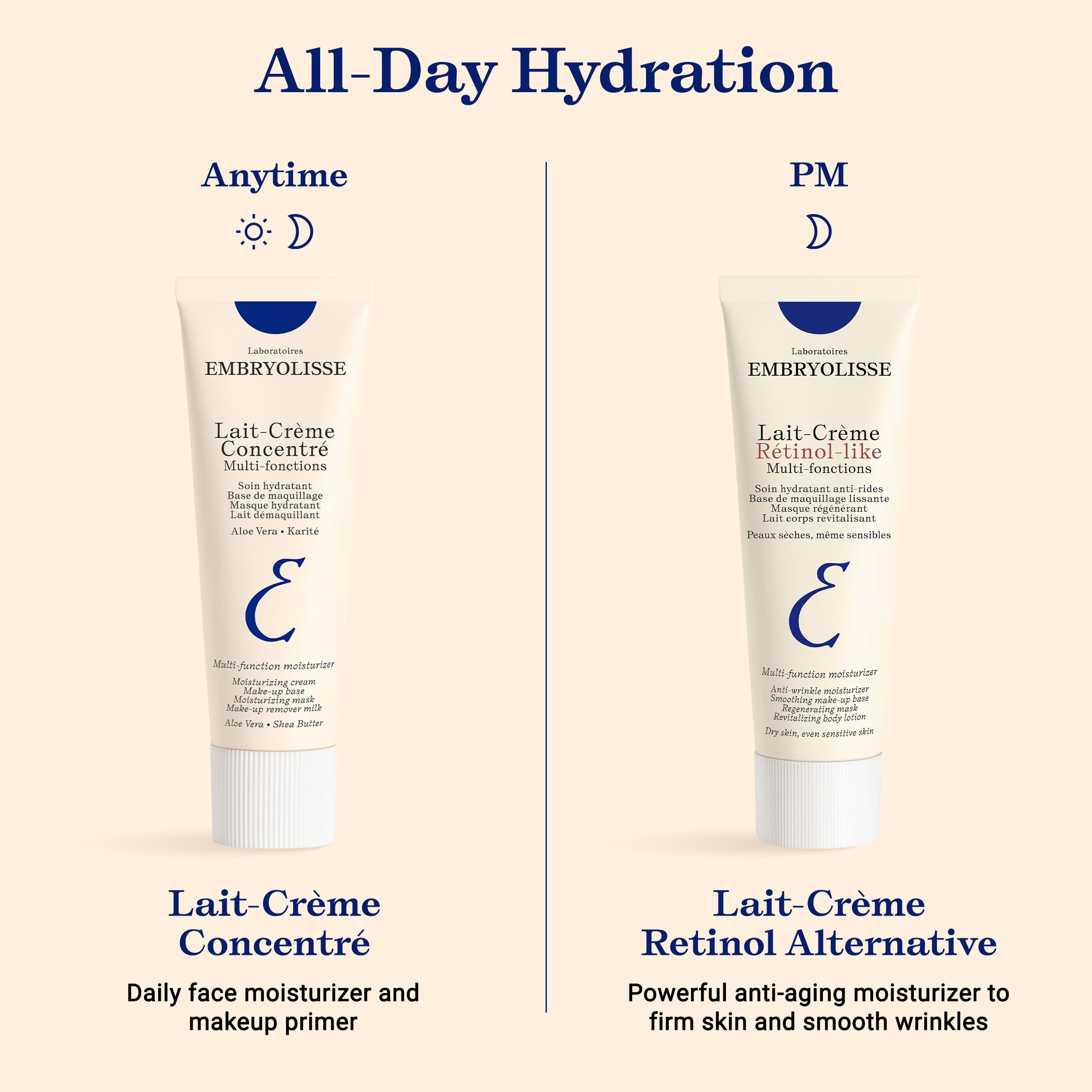 Embryolisse Lait-Crème Concentré, Multifunction Daily Face Moisturizer and Makeup Primer, Suitable for All Skin Types. French Face Cream With Shea Butter & Aloe Vera. Travel Size EmbryolisseBuy Supplements Australia
