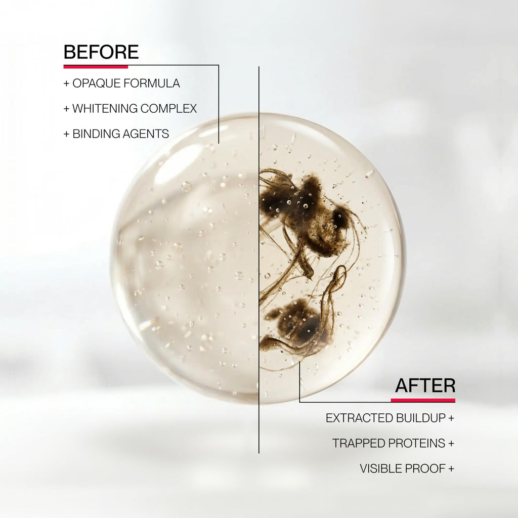 Hismile iD Stain Whitening Mouthwash, Gunk Removing Mouthwash for Fresh Breath, Hydrogen Peroxide Mouthwash to Promote Whiter Teeth,