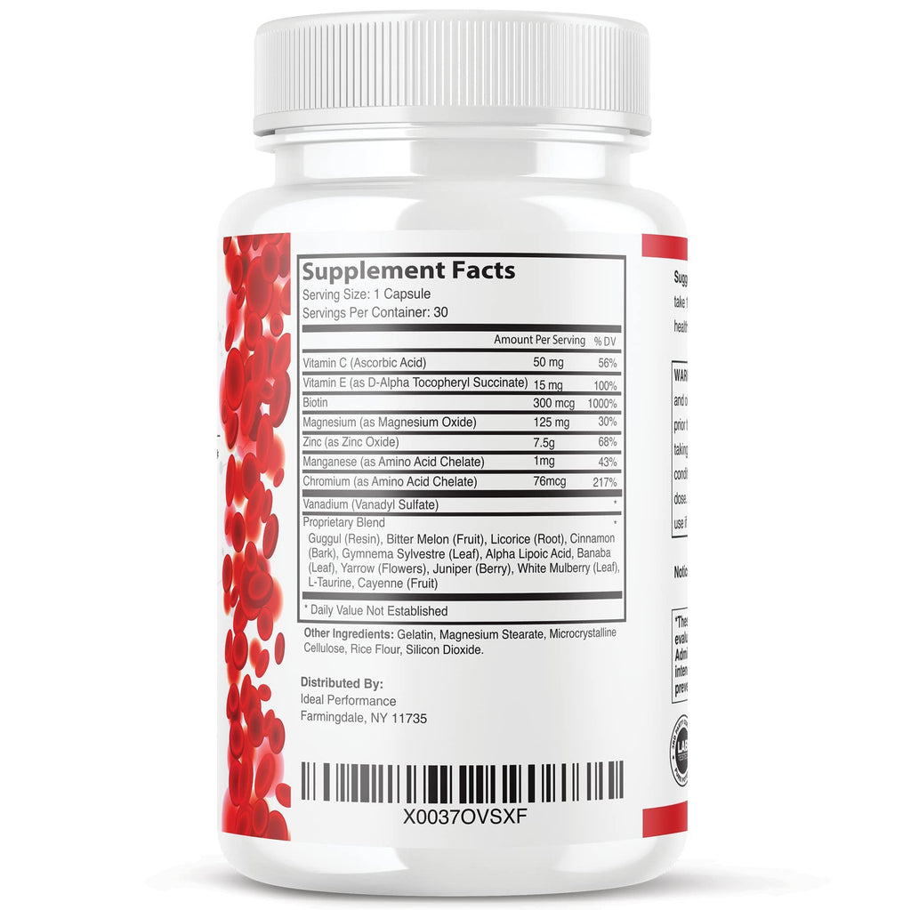 IDEAL PERFORMANCE (Official) Glucofort Formula Supplement (5 Pack)
