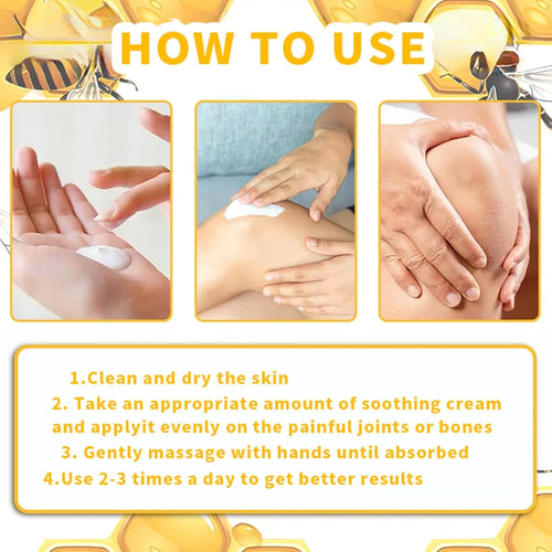 ArthroEase Bee Venom Arthritis Cream, Joint & Muscle Soothing Bee Venom Cream, Professional Bee Venom Joint Cream, Bee Venom Joint Gel - Specially for for Back, Neck, Hands, Knee (2 Bottle) LmoyBuy Supplements Australia