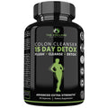 THE ENCLARE NUTRITION Colon Cleanse 15 Day Gut Cleanse Pills - Colon Cleanser for Women & Men - Psyllium Probiotic Laxatives for Constipation, Bloating Relief,