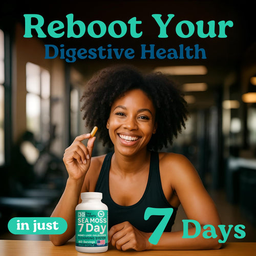 Atlantic Naturals Sea Moss Capsules – 7 Day Herbal Blend for Liver & Gallbladder Wellness – with Dandelion Root, Milk Thistle, Burdock Root, Red Clover & Chanca Piedra – 180 Count Sea Moss Capsules Atlantic NaturalsBuy Supplements Australia
