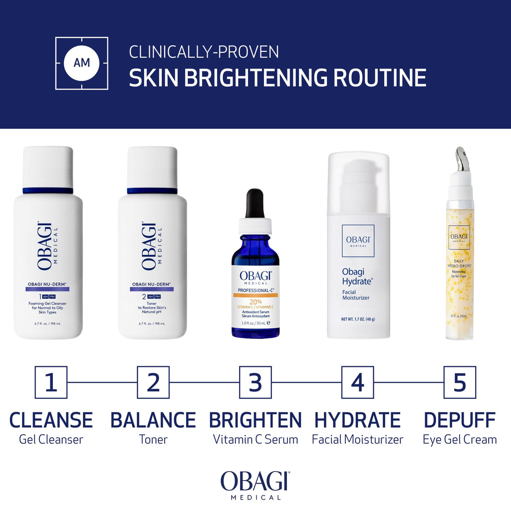Obagi Professional-C 20% Vitamin C Serum – Helps Brighten Skin Tone and Minimize the Appearance of Fine Lines & Wrinkles – 0.42 oz