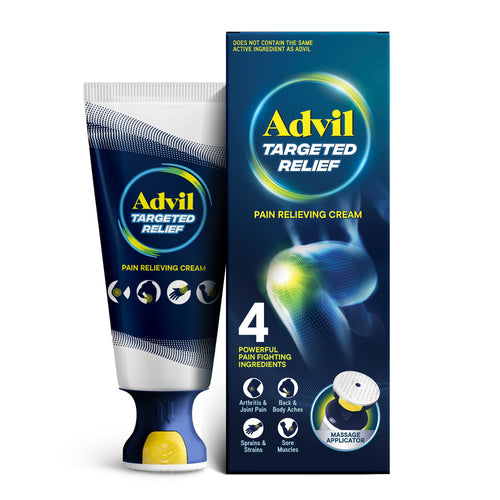 Advil Targeted Relief Pain Relieving Cream with Massage Applicator, Up to 8 Hours of Powerful Relief of Minor Arthritis Pain, Joint Pain, Lower Back Pain and Muscle Pain, 2.5 oz AdvilBuy Supplements Australia