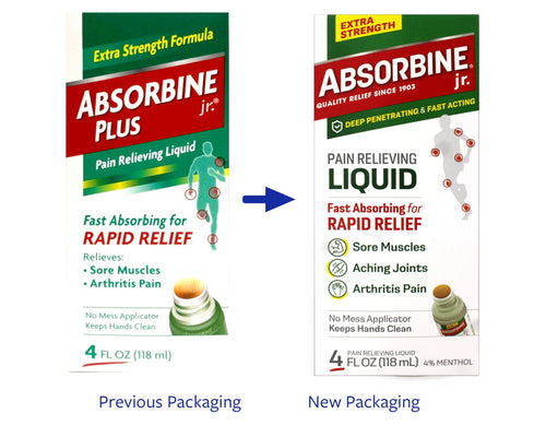 ABSORBINE JR. Extra Strength Pain Relieving Liquid, for Muscle, Joints, Arthritis Pain, with No-Mess Applicator, 4 Oz (Pack of 3) ABSORBINE JR.Buy Supplements Australia