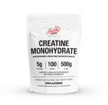 HEARTHY FOODS Creatine Monohydrate Micronized Powder 500G - 100 Servings, 5000mg Per Serving (5g) - for Men & Women Muscle Growth