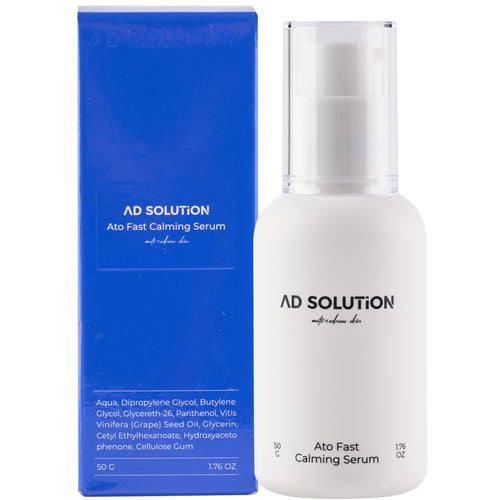 AD SOLUTION Ato Fast Calming Serum for Sensitive & Eczema-Prone Skin Instant Relief from Itch, Redness & Flare-Ups