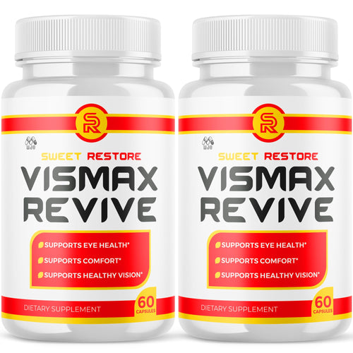 (2 Pack)Vismax Revive Capsules, Official VismaxRevive Vision Support Supplement with All Natural Ingredients, Advanced Eye Health Formula & Vision Vitamin Supporting Wellness Naturally (120 Capsules) MJOBuy Supplements Australia