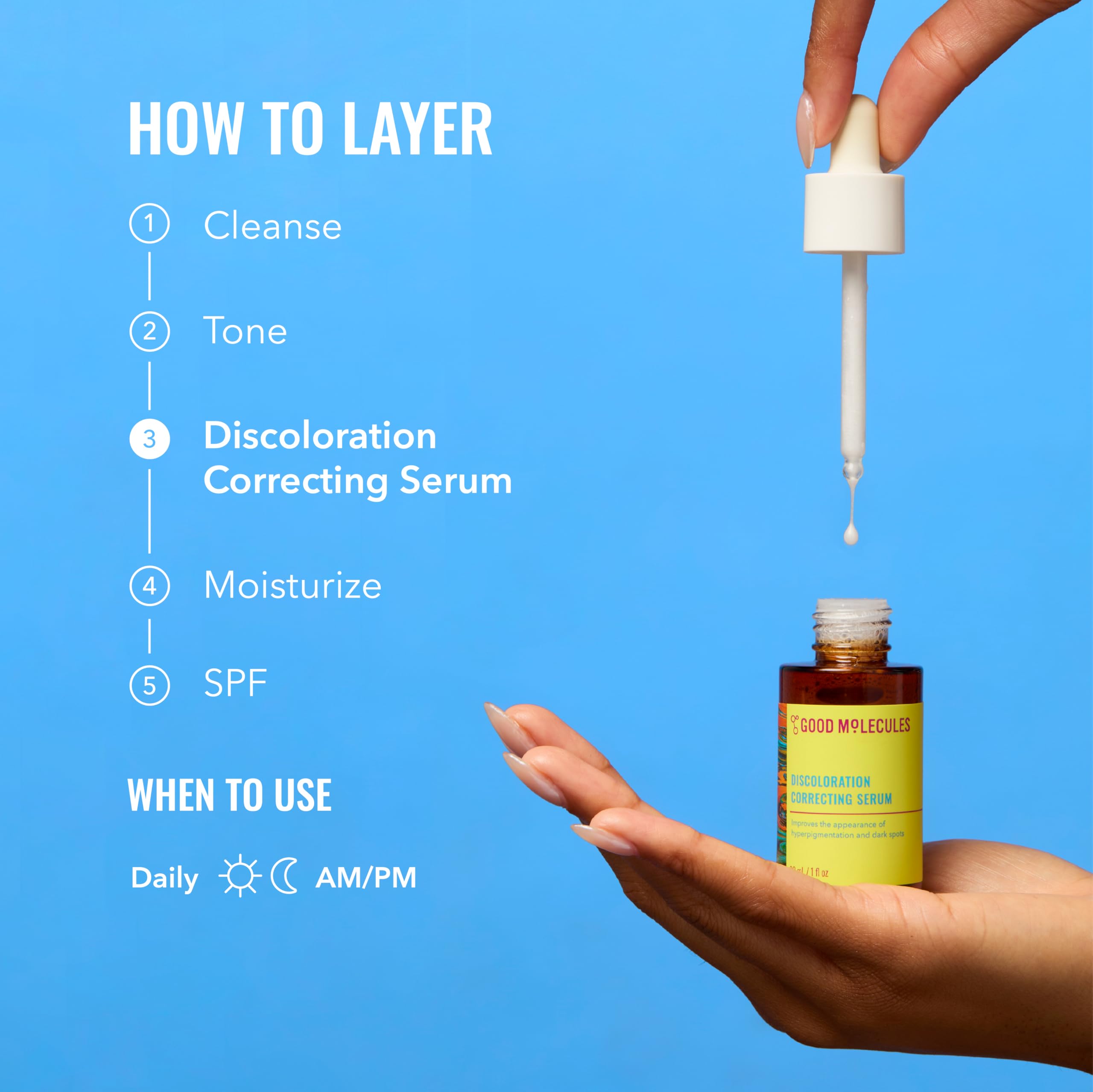 Good Molecules Discoloration Correcting Serum - Serum to Target Dark Spots and Hyperpigmentation