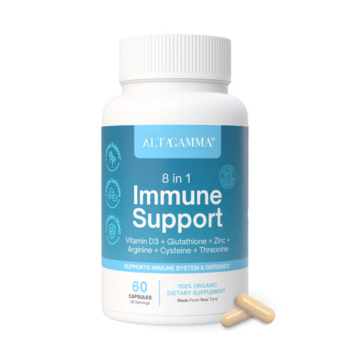 ALT Gamma immune support supplement bottle with a white background