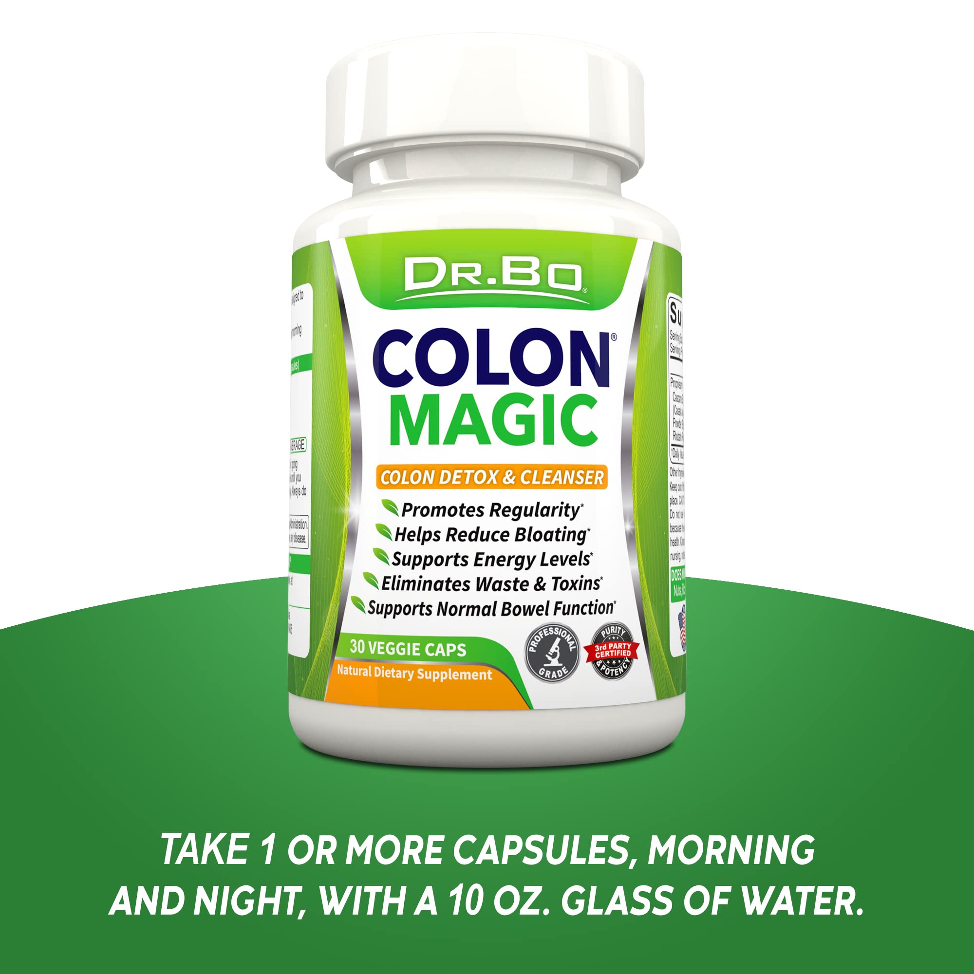 Colon Cleanse Detox Formula - Natural Bowel Cleanser Pills for Intestinal Bloating & Fast Digestive Cleansing - Daily Constipation Relief Supplement Gut, Belly,