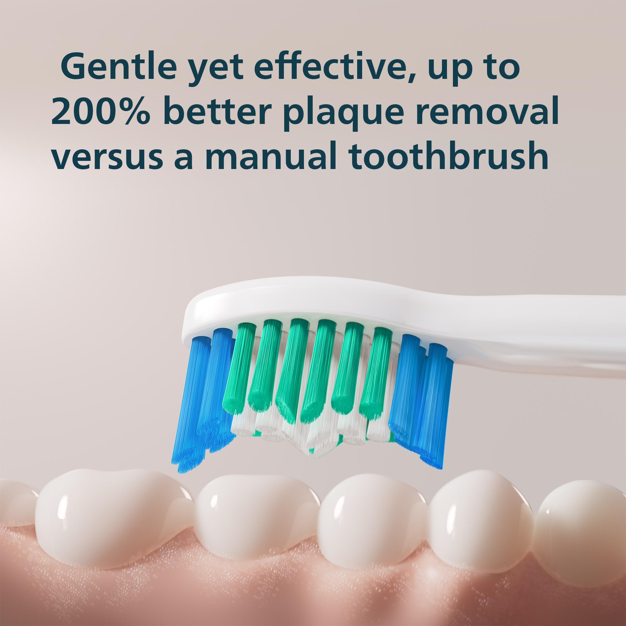 Philips Sonicare 1100 Series Electric Toothbrush - Sonic Toothbrush with Advanced Sonic Technology, EasyStart,