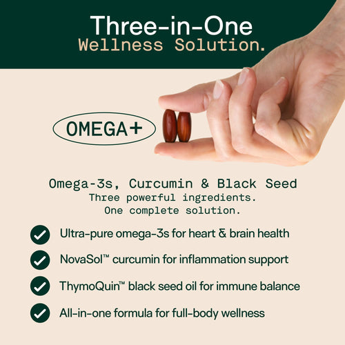 Adapt Naturals Omega 3 Fish Oil Supplement with Bioavailable Curcumin & Black Seed, 1500mg Fish Oil EPA DHA Omega 3 Fatty Acids to Support Joints, Muscles & Heart | Unflavored - 30 Days Supply ADAPT NATURALS BY CHRIS KRESSER buy supplements Au