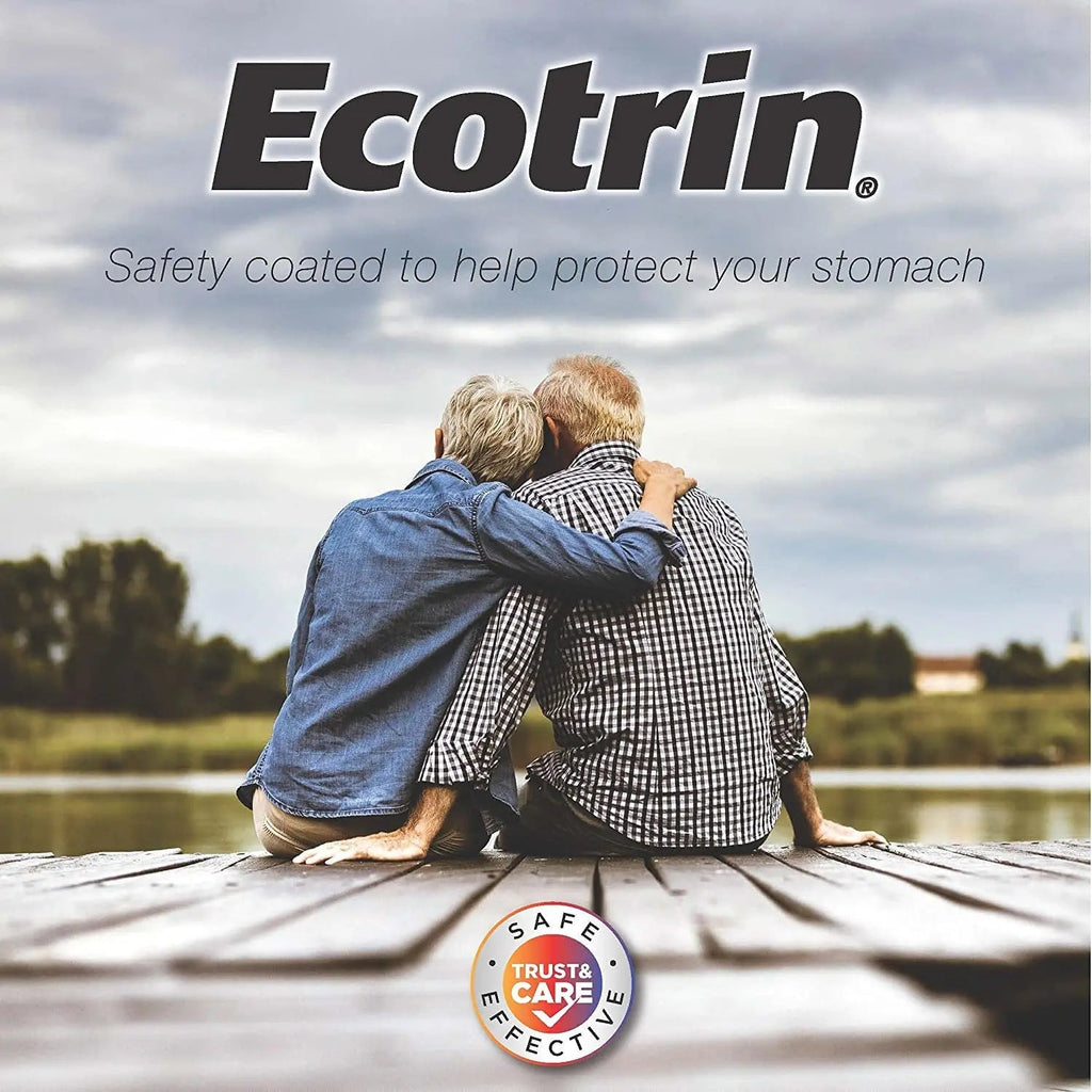 Ecotrin Low Strength Safety Coated Aspirin | NSAID | 81mg | 365 Tablets (2 Pack) EcotrinBuy Supplements Australia