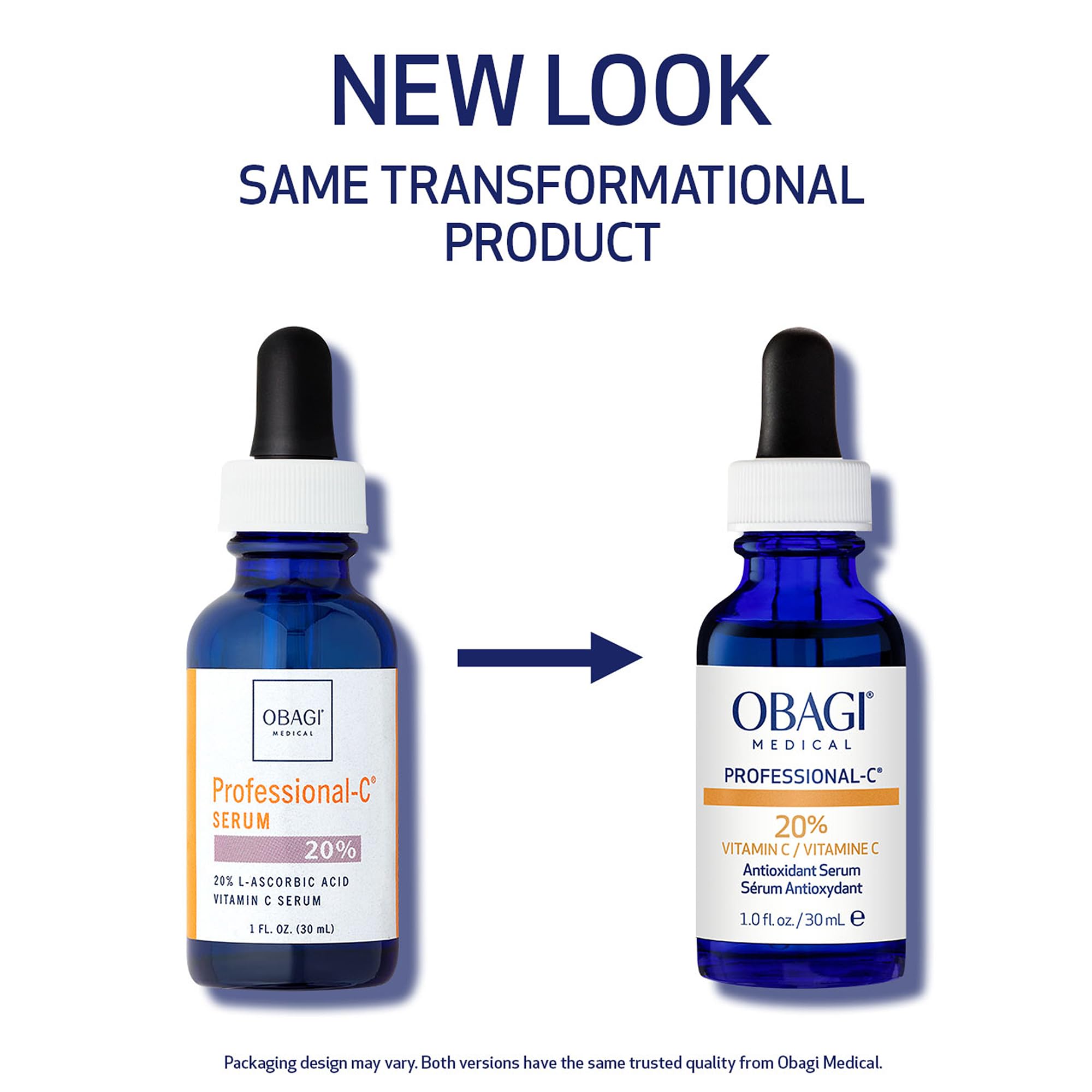 Obagi Medical Professional-C 20% Vitamin C Serum - Helps Brighten Skin Tone and Minimize the Appearance of Fine Lines & Wrinkles - 1 oz