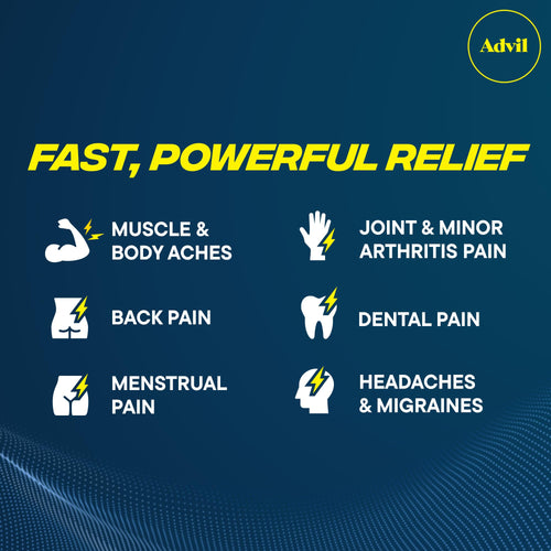 Advil Dual Action Coated Caplets, 125 Mg Ibuprofen and 250 Mg Acetaminophen per Dose (2 Dose Equivalent) for 8 Hour Pain Relief - 216 Count Advil buy supplements Au