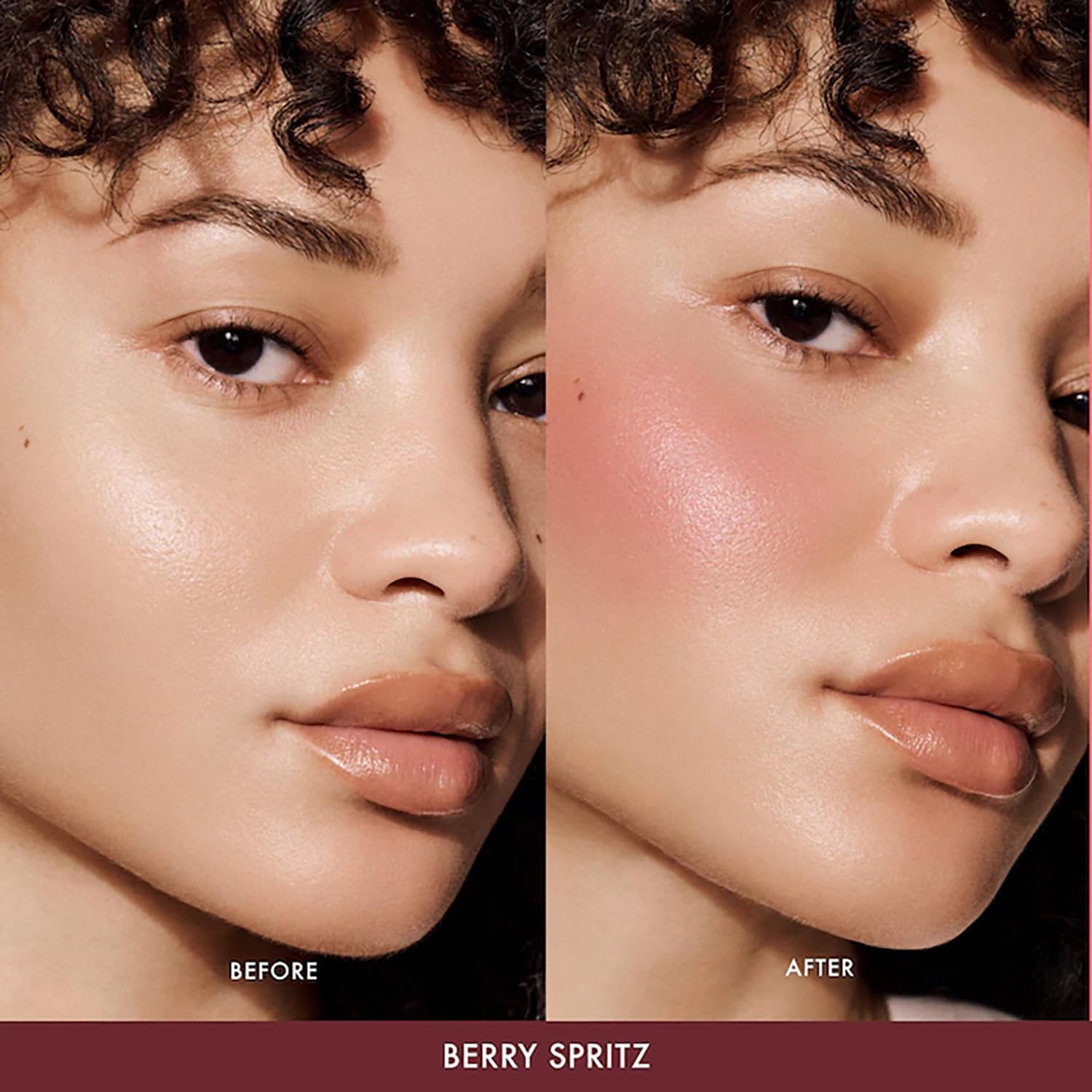 Summer Fridays Blush Butter Balm - Skincare-Infused Hydrating Cream Blush with Hyaluronic Acid, Ceramides, & Shea Butter for a Dewy Flush of Color - Cheek and Lip Tint - Berry Spritz (0.14 Oz)